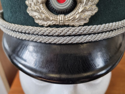 WW2 German Wehrmacht Pioneer / Engineer Officer's Visor Cap
