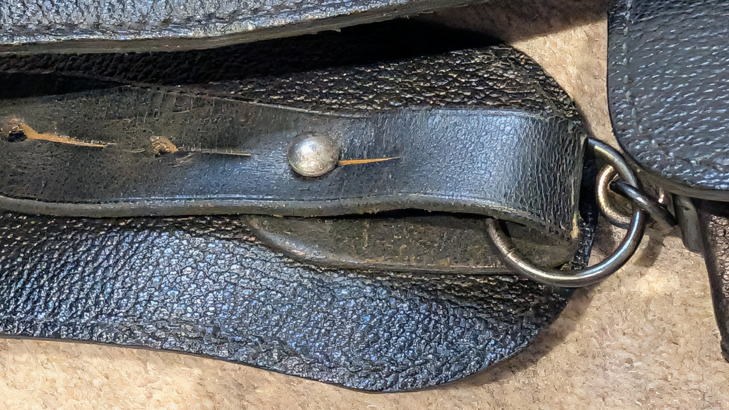 Victorian Queen's Own Rifles Of Canada QOR Leather CrossBelt & Pouch