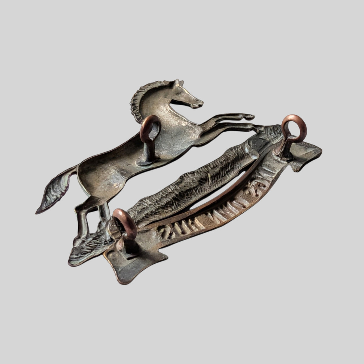 3rd King's Own Hussars Bimetal Cap Badge