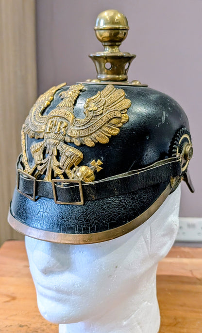 M1897 WW1 German Army Prussian Enlisted Man's Artillery Kugelhelm