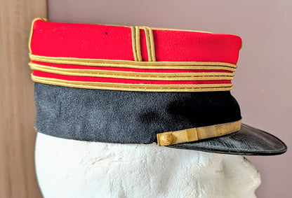 Lovely WW1 French Army 114th Infantry Regt Captain's Kepi Cap Hat