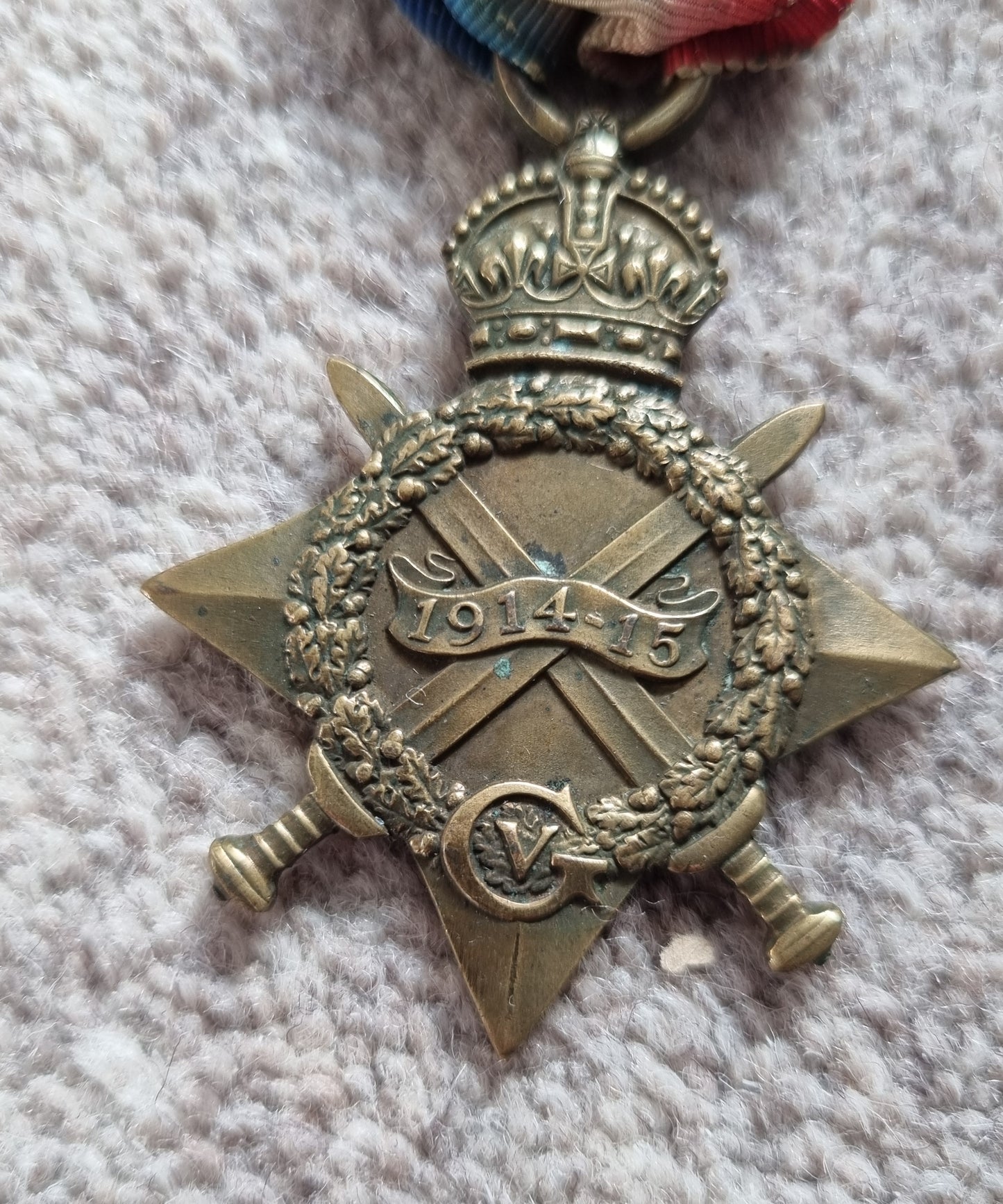 SOLD! WW1 British Medal Trio to George Deakin, 355 Siege Battery, Royal Garrison Artillery, Demoted at Own Request