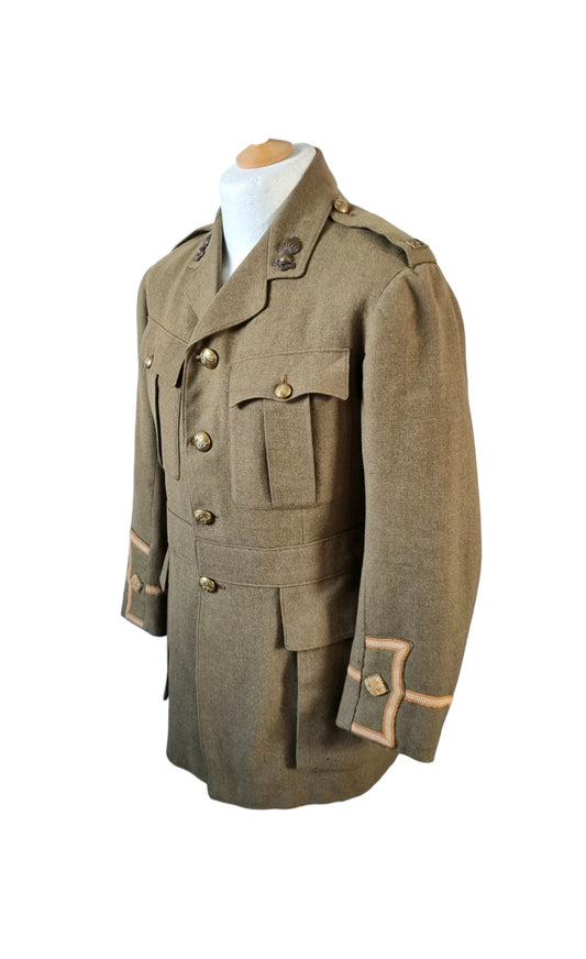 WW1 British Army 2nd Lieutenant Cuff Rank Uniform Jacket Royal Field Artillery (Made from Original Parts)