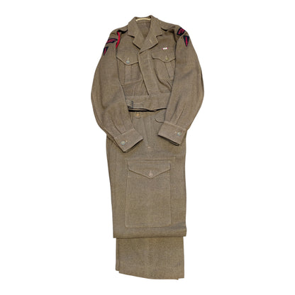 1954 British Army Royal Marine Commando Battledress & Trousers Named