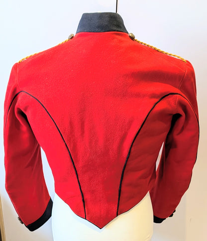SOLD! Rare Victorian British Army 16th Lancers Scarlet Wool Stable Jacket