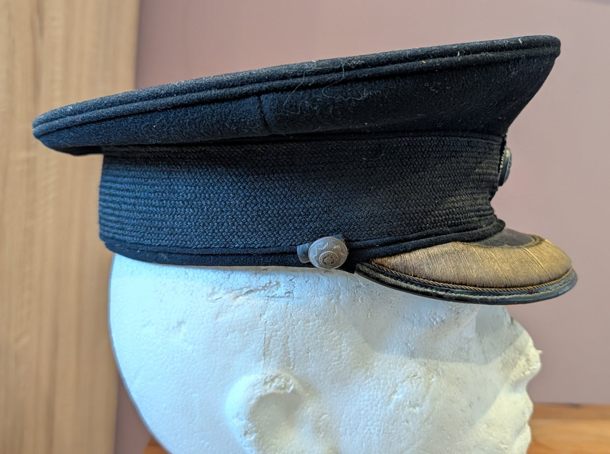 WW2 Era British Army Coldstream Guards Senior Officer Dress Visor Cap