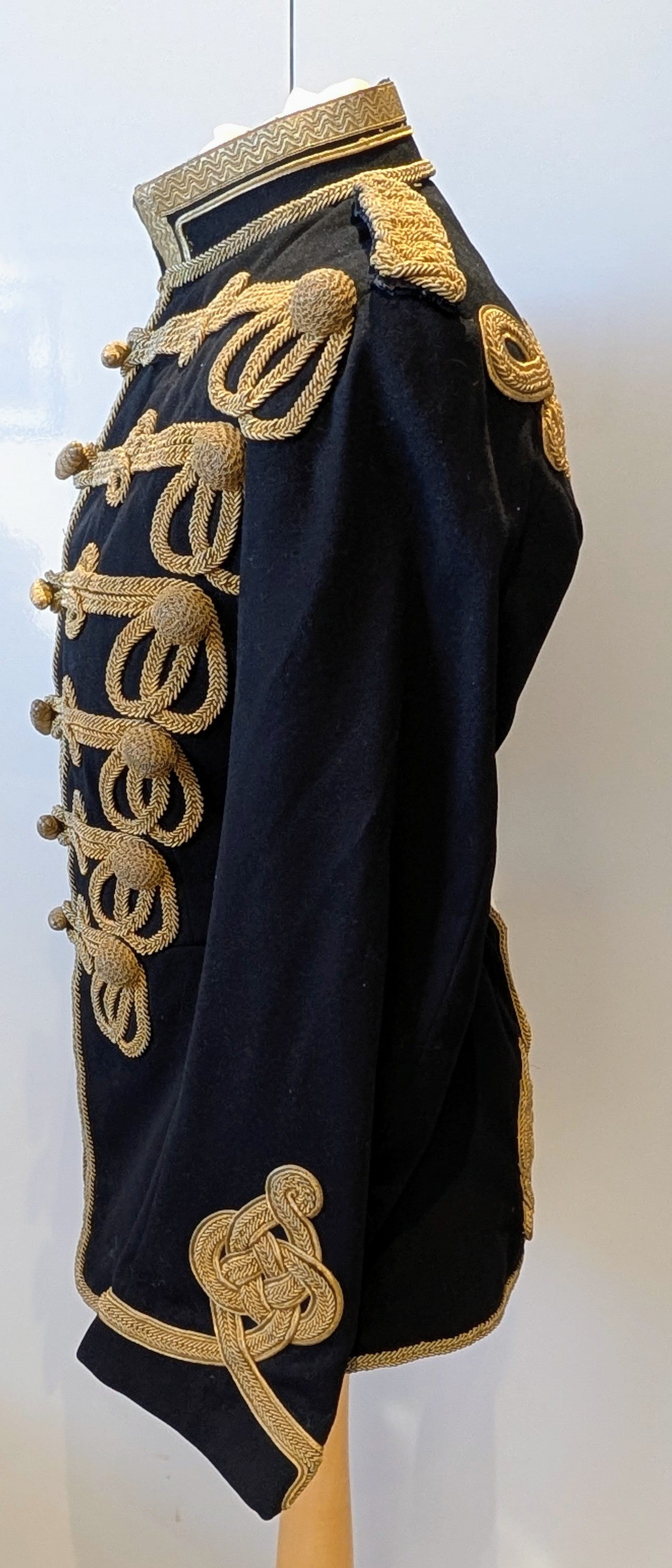 SOLD! Beautiful Original Early 20th Century 18th Hussars Full Dress Frogged Jacket