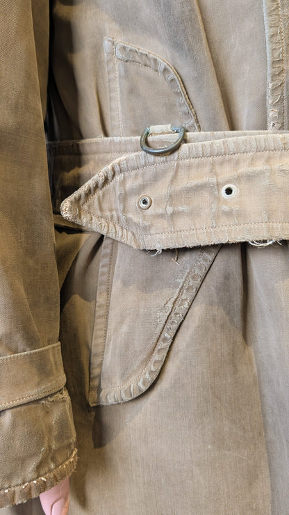 SOLD! Rare WW1 Burberry Officers Private Purchase Trench Coat with button-in Woollen Liner & Balaclava
