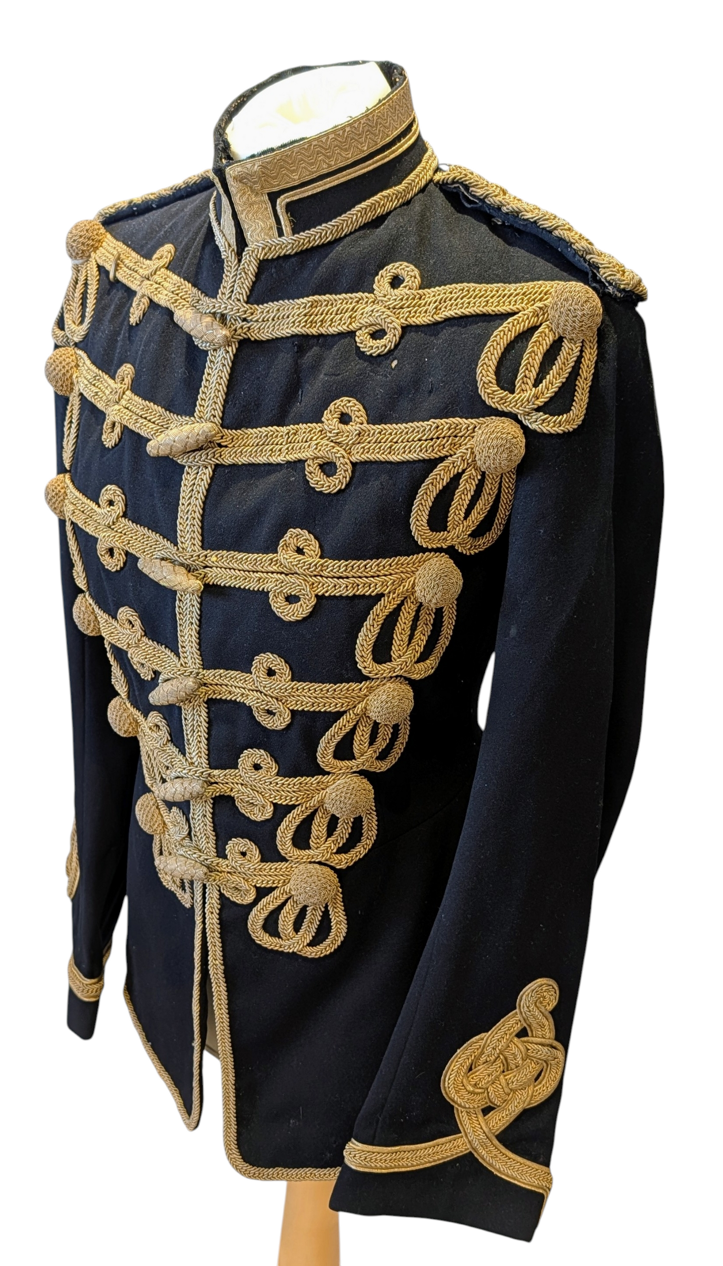 SOLD! Beautiful Original Early 20th Century 18th Hussars Full Dress Frogged Jacket