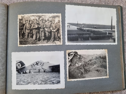 WW2 German Army Mountain Troops Jager Regiment 100 Photo Album - 125 Photos - Soldier KIA