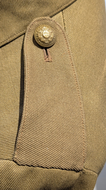 Fantastic WW1 9th Bn Glasgow Highlanders HLI Territorial Major's Cutaway Cuff Rank Jacket to an MC Winner