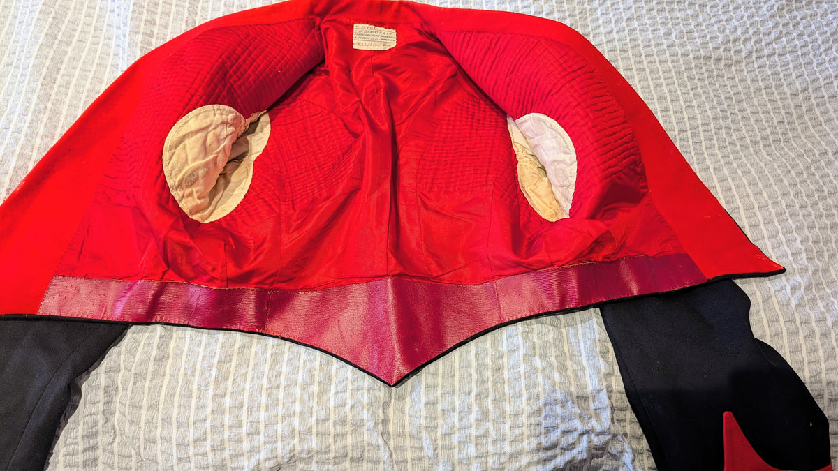 Beautiful WW1 / Interwar Yeomanry Lieutenant's Mess Jacket - Named