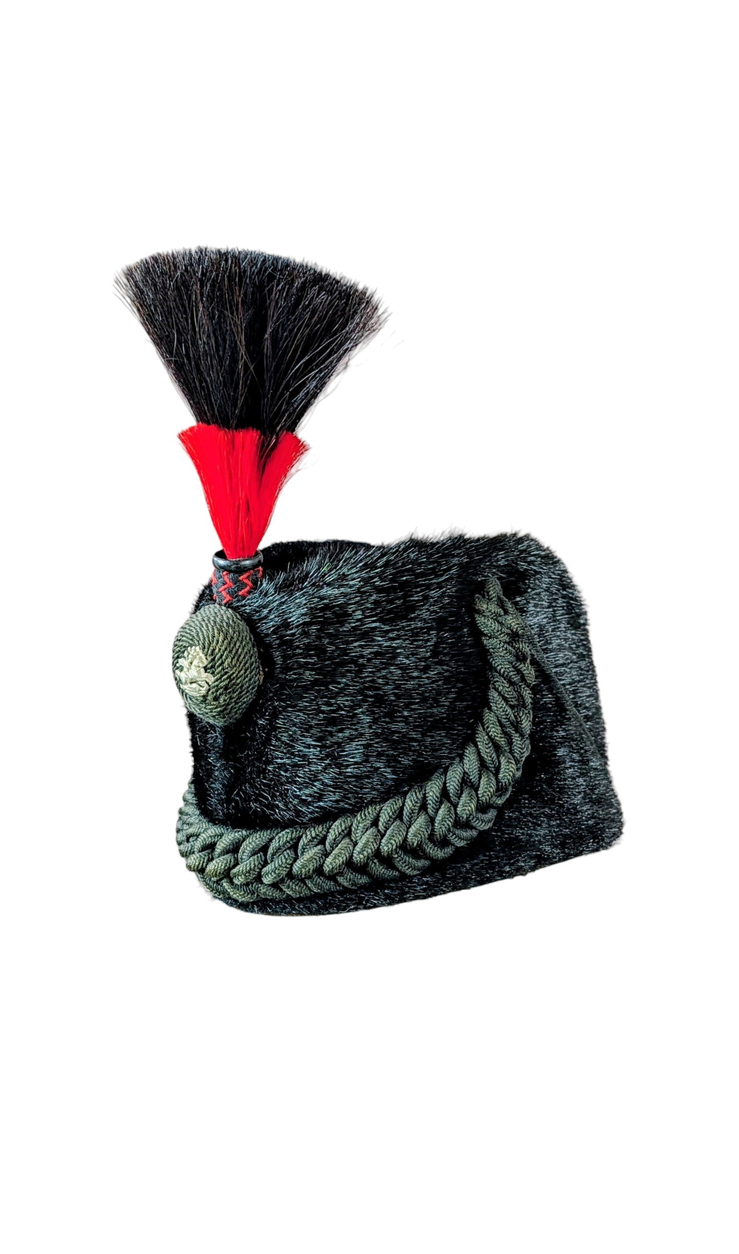 Fantastic Rare Victorian British Army St George's Rifles fur Busby