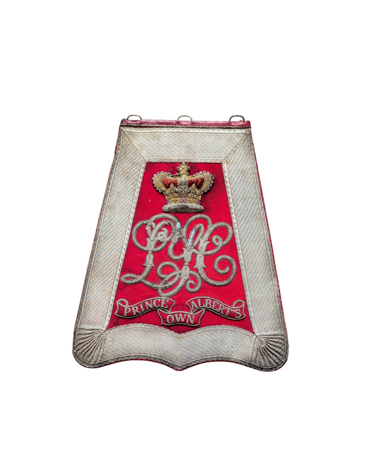 Rare Victorian Full Dress Sabretache Leicestershire Yeomanry Cavalry