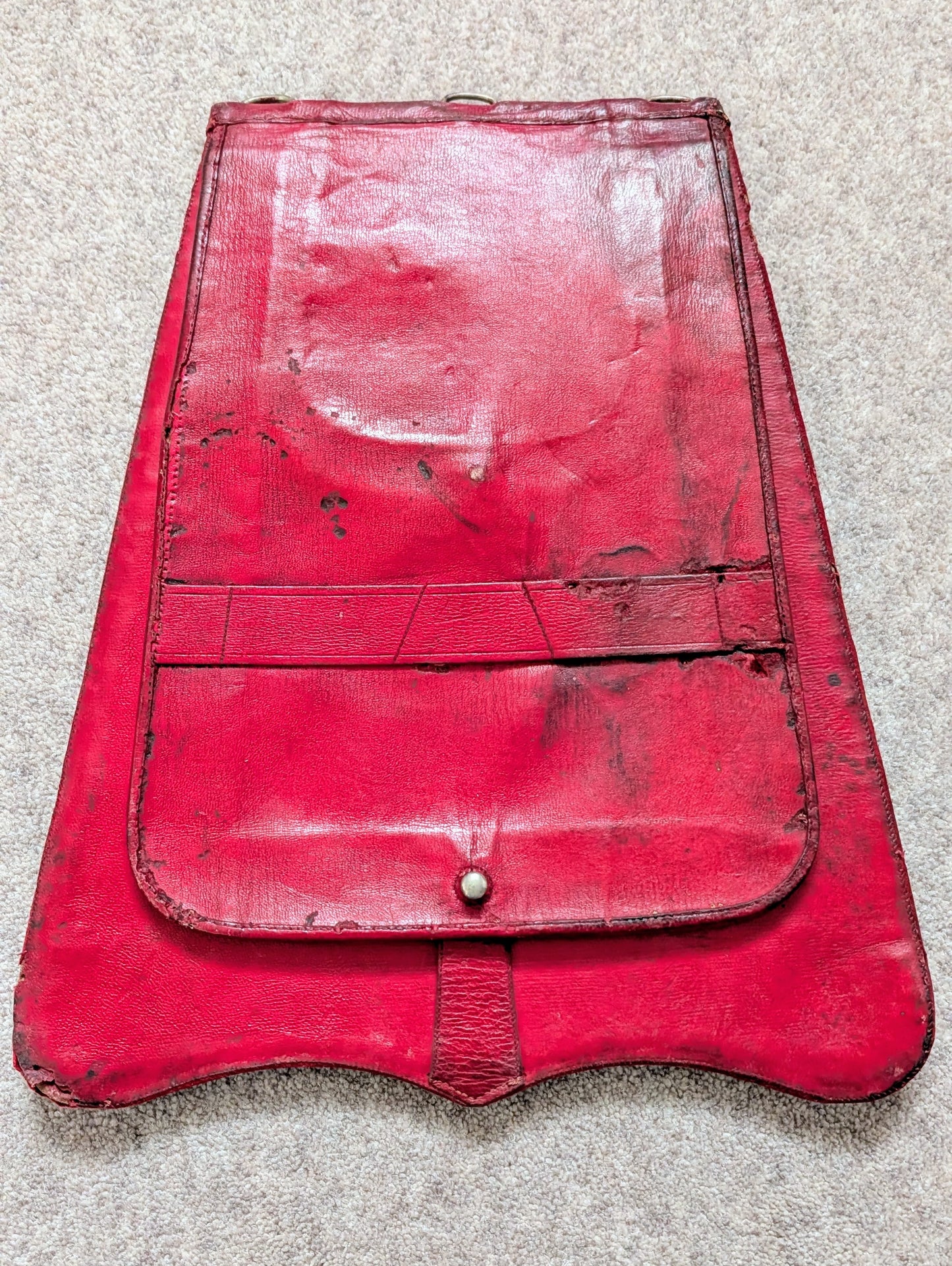 Rare Victorian Full Dress Sabretache Leicestershire Yeomanry Cavalry