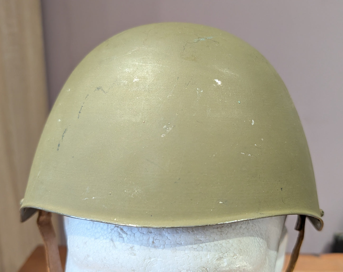FANTASTIC WW2 GREEK ROYAL ARMY M36 COMBAT HELMET COMPLETE