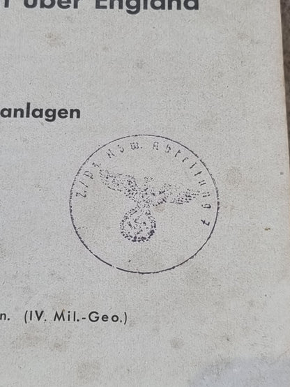 Rare WW2 Operation Sealion Invasion Planning Südküste Book