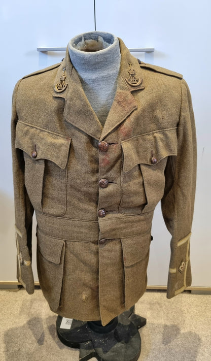 SOLD! WW1 British Army 2nd Lieutenant Uniform Jacket Durham Light Infantry