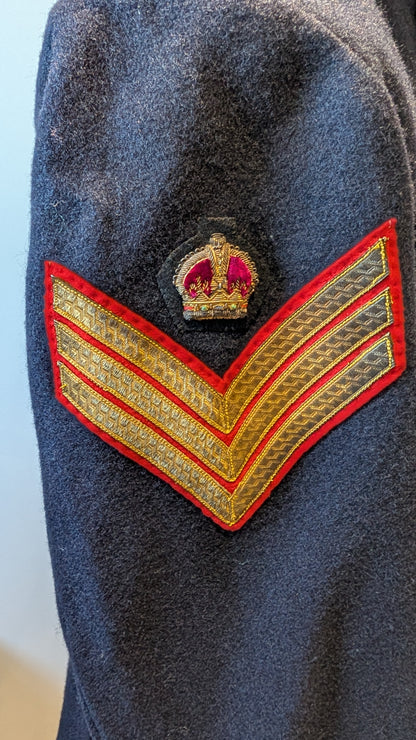 Pre 1953 Royal Marines Colour Sergeant No1 Dress Tunic WW2 Veteran