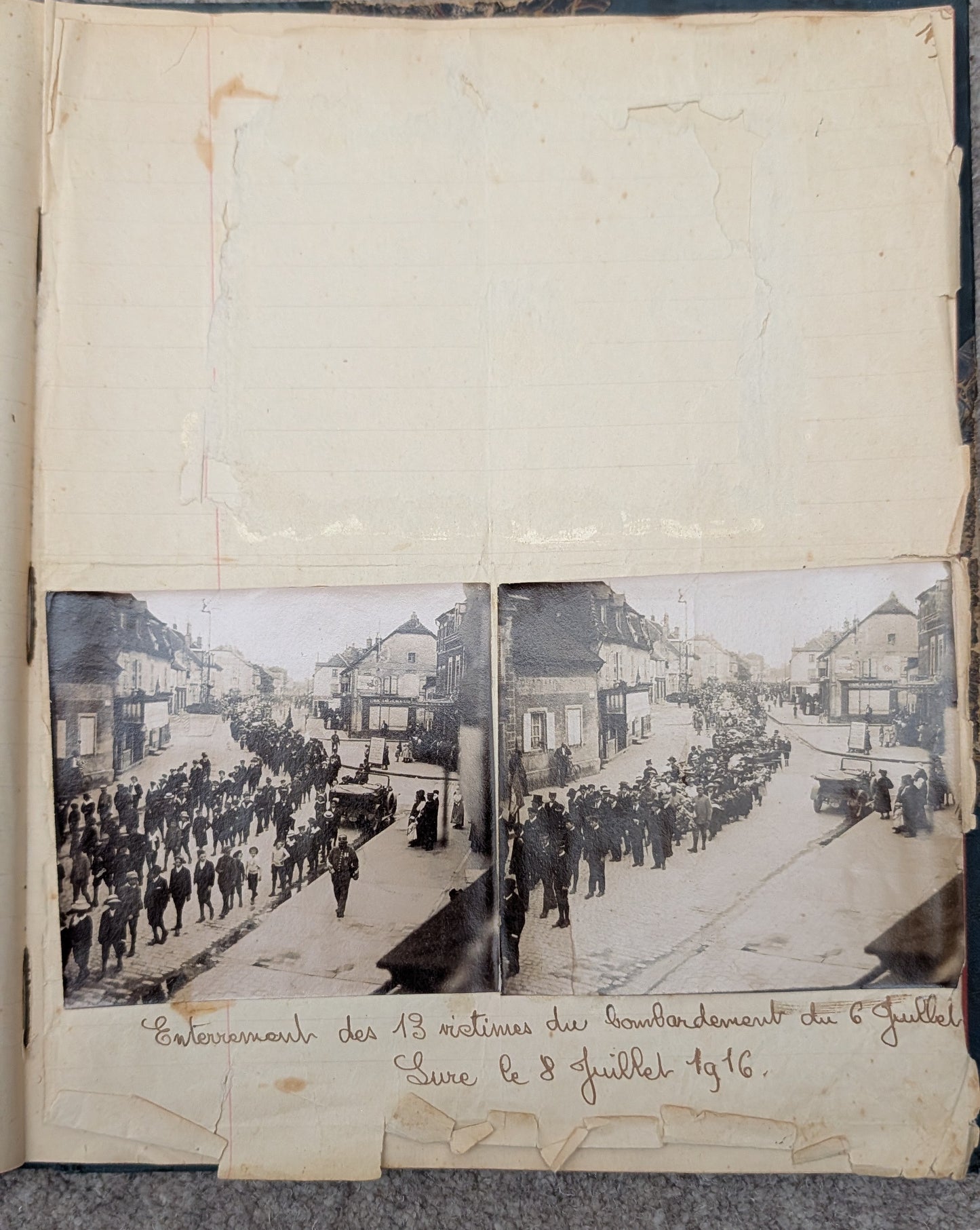 Unique WW1 French Army & Air Force Photo Album, Service Documents and Field Post Set to a Front Line Medic & Then Combat Pilot