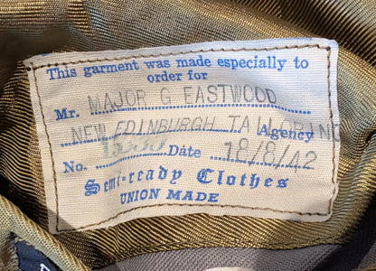 WW2 Royal Canadian Army Major's Tropical Khaki Dress Jacket, Named & dated 1942