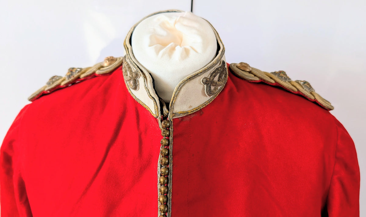 Victorian South Staffordshire Scarlet Undress Shell Jacket & Waistcoat