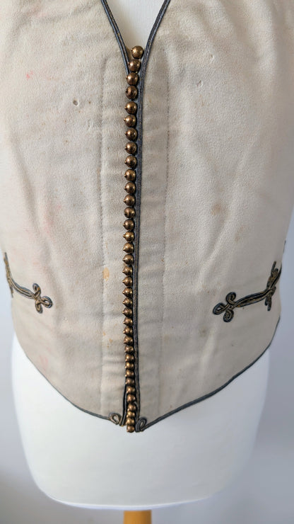 Victorian South Staffordshire Scarlet Undress Shell Jacket & Waistcoat