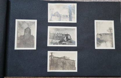 SOLD! Rare WW1 US Army Soldier's Photo Album Plus Ephemera - 125 Photos