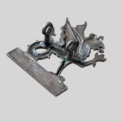 Wessex Brigade Officer's Silvered Cap Badge
