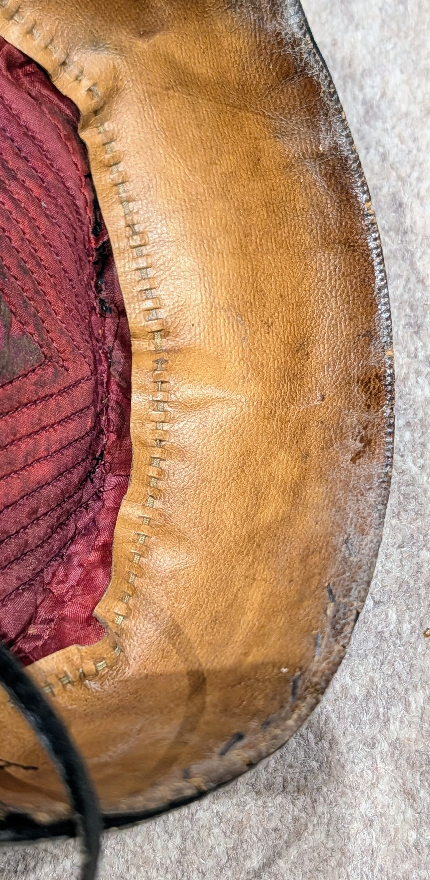 Victorian Lancashire Yeomanry Hussars Pill Box hat With Chinstrap