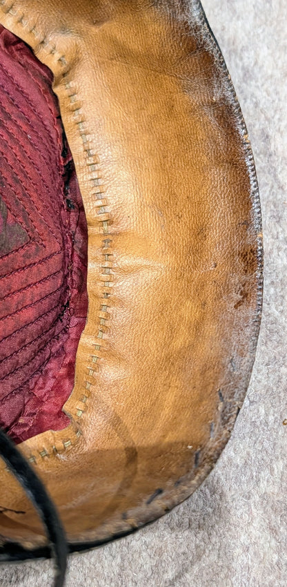 Victorian Lancashire Yeomanry Hussars Pill Box hat With Chinstrap