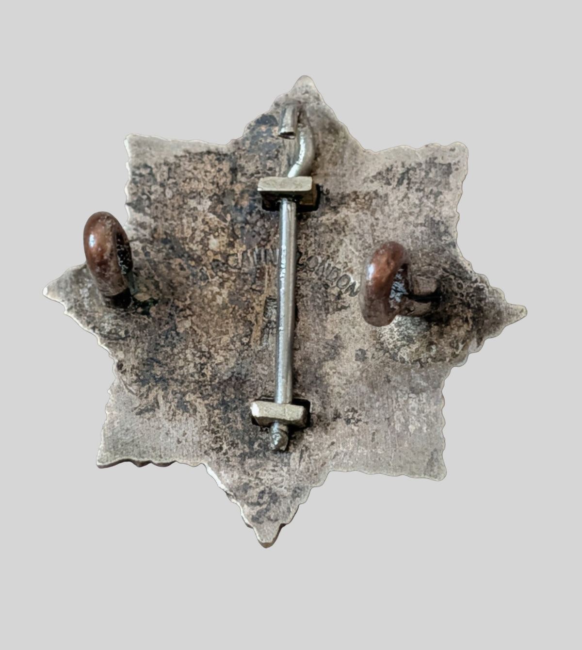 Cheshire Regiment Officer's Silver / Bimetal Collar Badge
