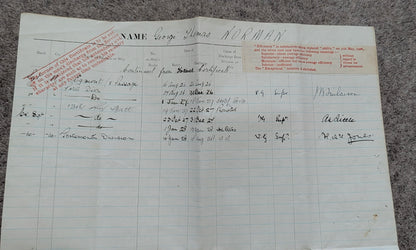 WW1 Royal Marines Light Infantry Medal Quartet & Service / Masonic Papers - George Thomas Norman