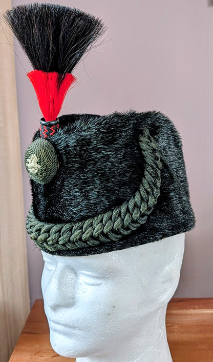 Fantastic Rare Victorian British Army St George's Rifles fur Busby