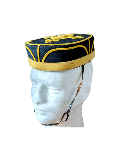 Rare Victorian Yeomanry Hussars Other Ranks Pill Box hat & Chinstrap