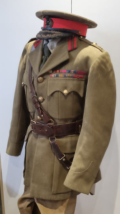 WW1 Complete Uniform With Cane, Sam Browne  & Boots Major General Francis Adrian Wilson CMG Royal Artillery