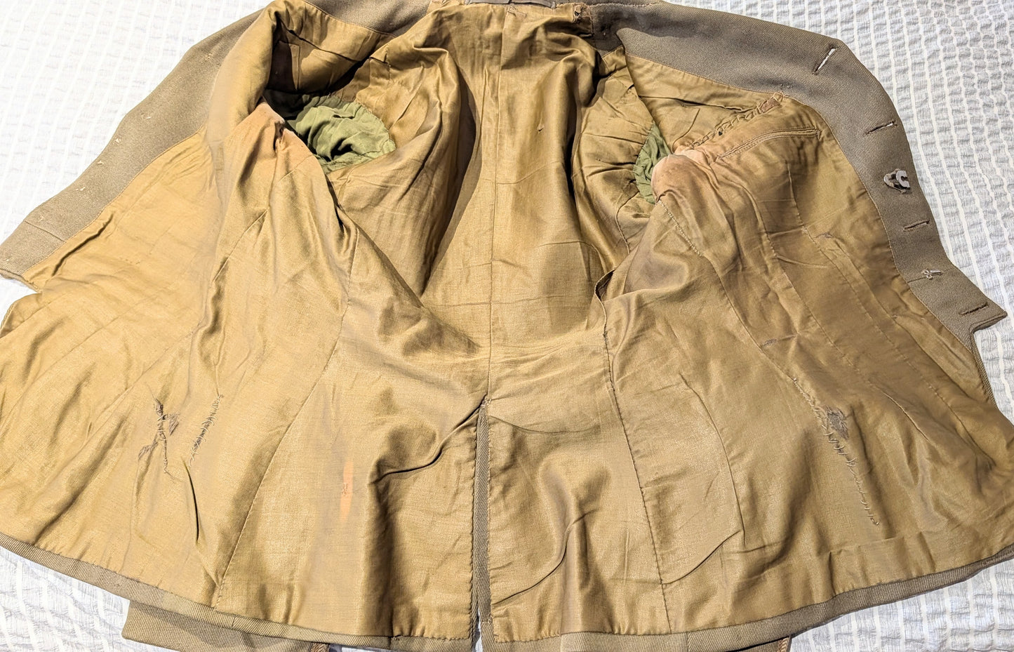 Fantastic WW1 9th Bn Glasgow Highlanders HLI Territorial Major's Cutaway Cuff Rank Jacket to an MC Winner