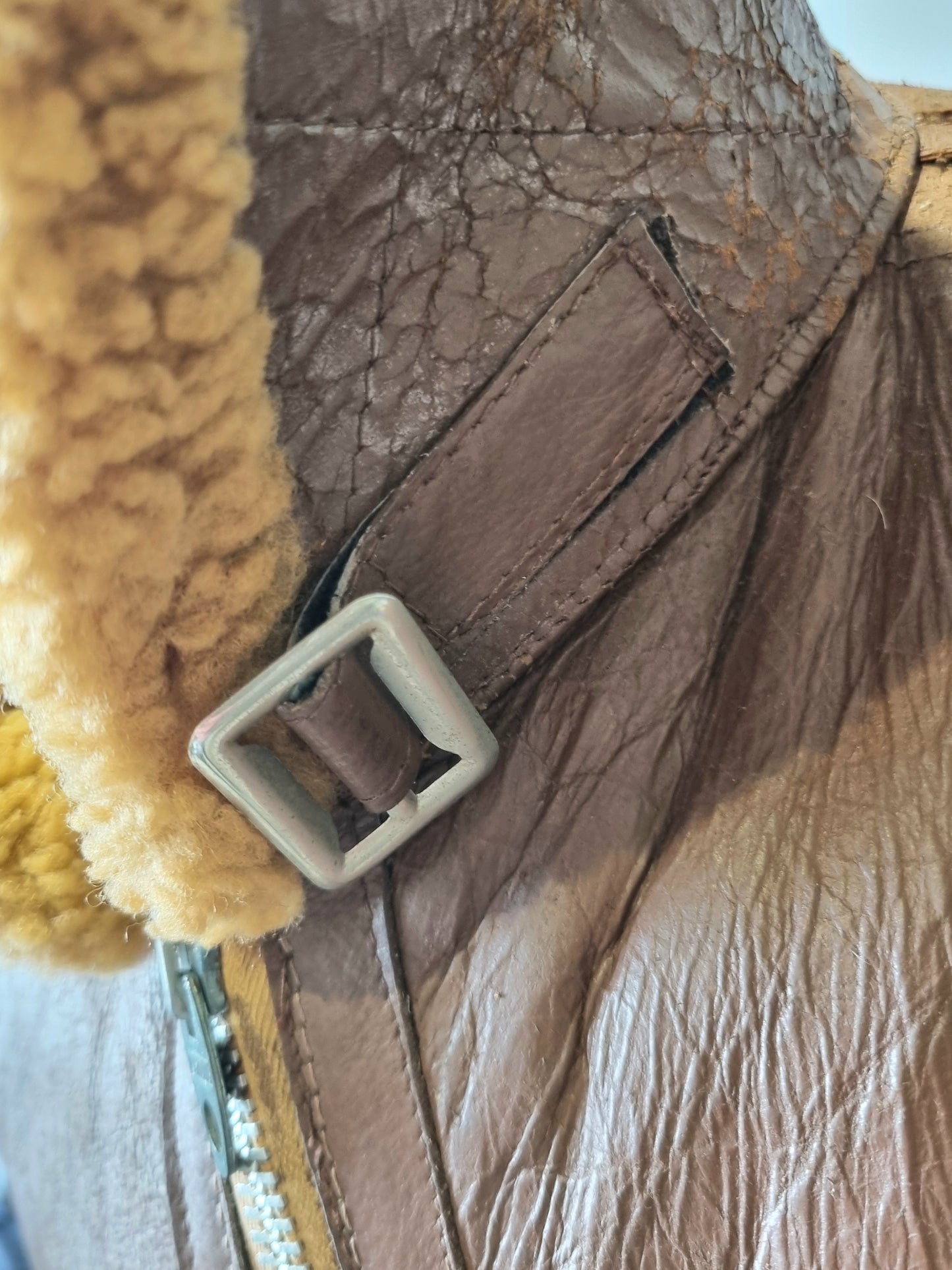Fantastic Korean War Era 1950s RAF Irvin Sheepskin Flying Jacket