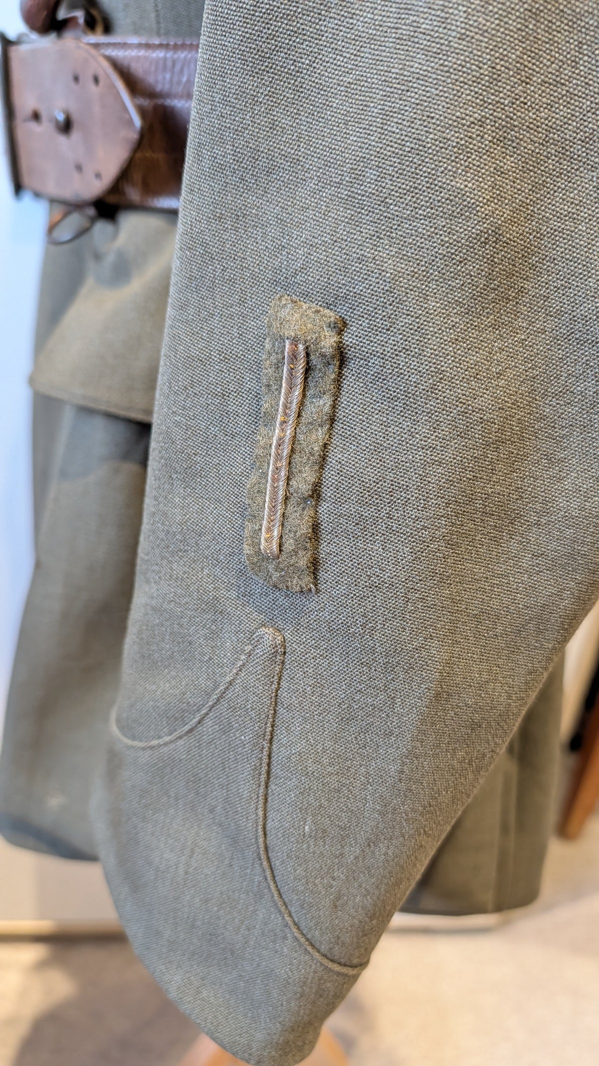 WW1 British Staff Officer Cap, Jacket & Sam Browne W B Robertson MC 1917