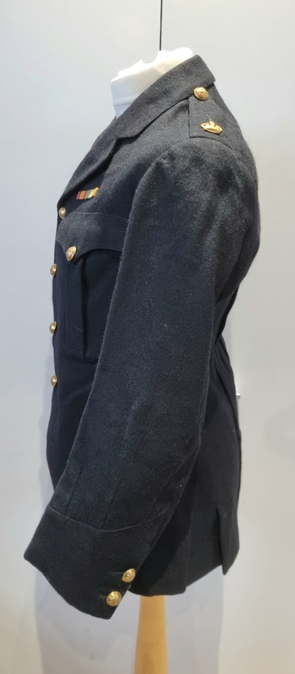 Rare WW1 Highland Light Infantry HLI Major's Cutaway No 1 Blue Dress Jacket - Named