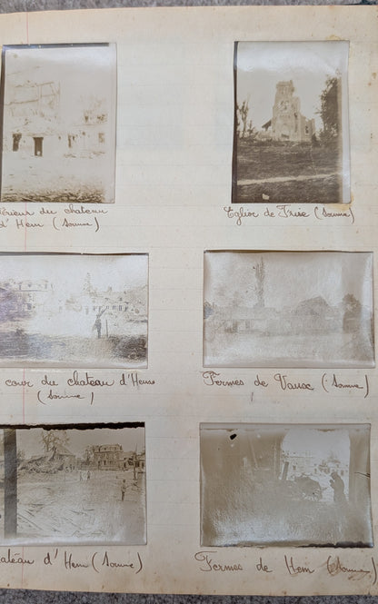 Unique WW1 French Army & Air Force Photo Album, Service Documents and Field Post Set to a Front Line Medic & Then Combat Pilot