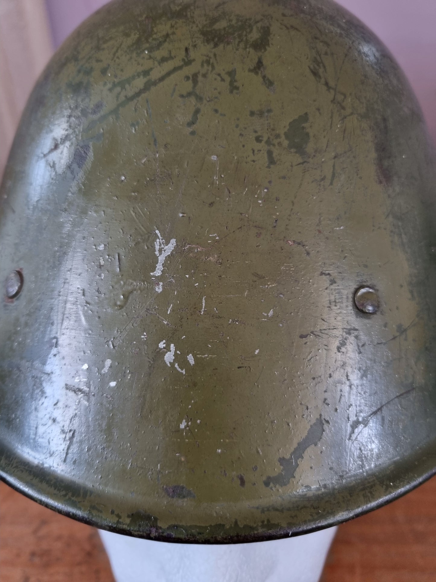 Rare WW2 Dutch Army M27 Steel Helmet