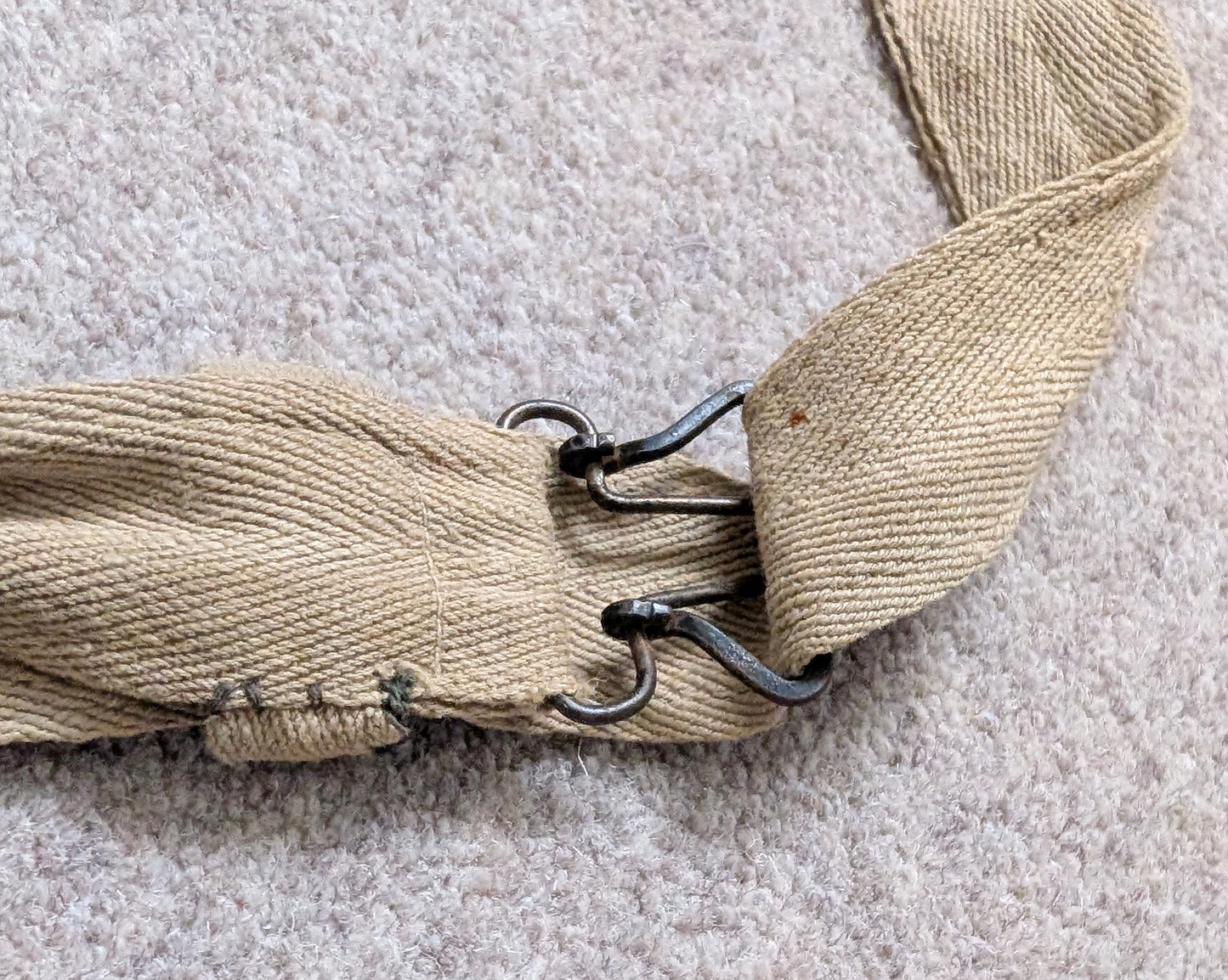 SOLD! WW1 French Army M1892 Musette bag / Haversack / Breadbag 1916 Dated