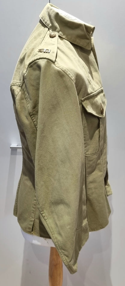 Rare WW1 Tropical KD Highland Light Infantry Uniform Cutaway Jacket Trews & Glengarry