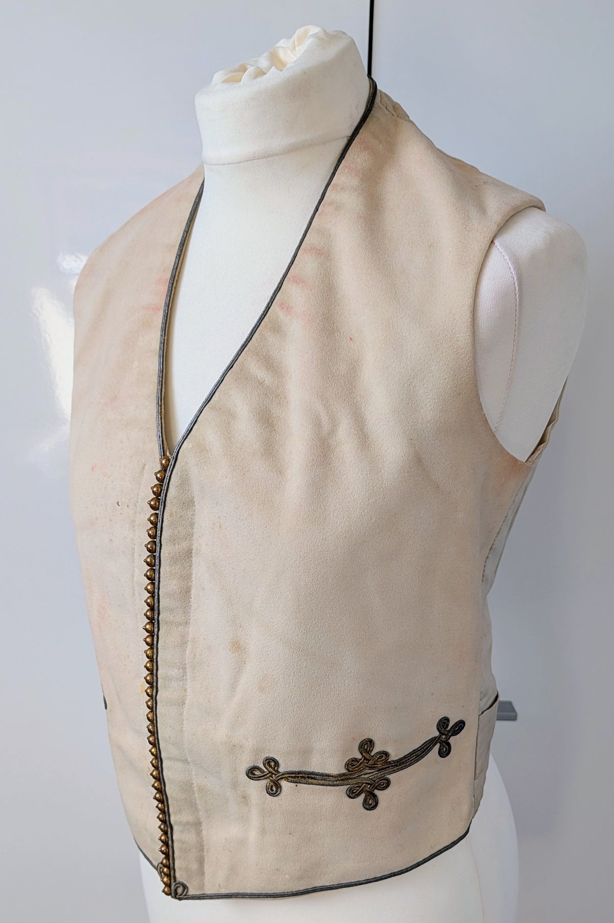Victorian South Staffordshire Scarlet Undress Shell Jacket & Waistcoat