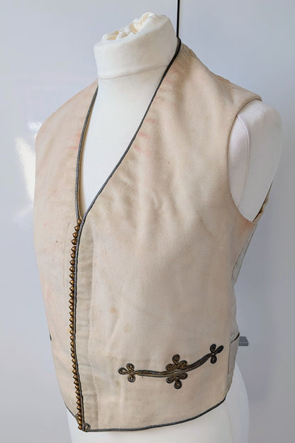 Victorian South Staffordshire Scarlet Undress Shell Jacket & Waistcoat