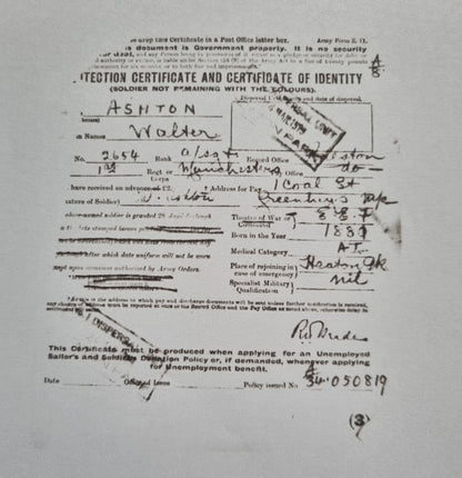 Boer War & WW1 British Army Medal Group to Sergeant Walter Ashton - 1st Manchester Regiment