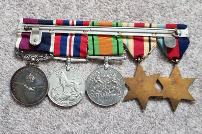 SOLD! WW2 & QEII RAF Long Service & Good Conduct 5 Medal group - Sergeant G H BIRD