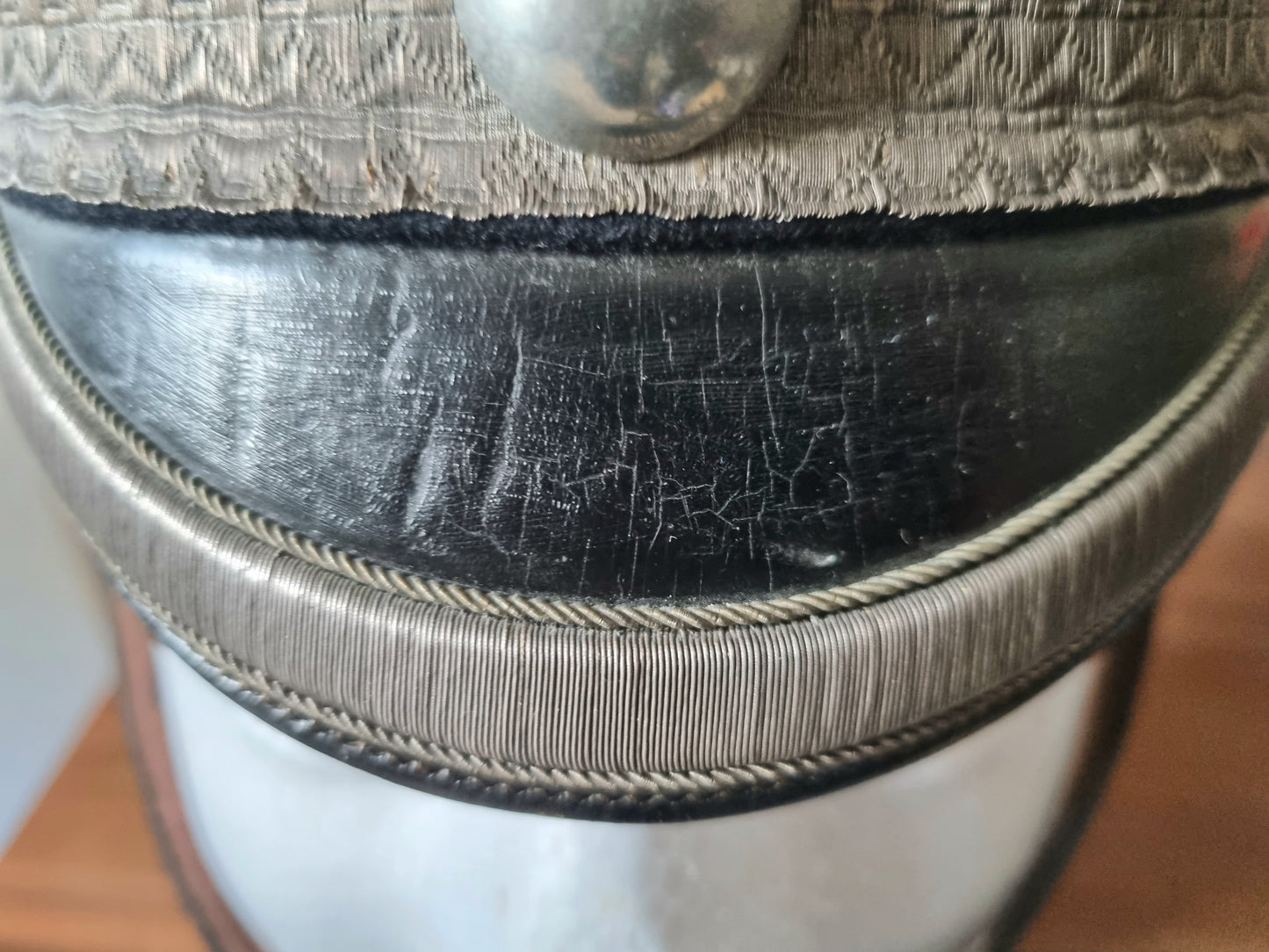 SOLD! Victorian Royal Engineers Volunteers 1880 Pattern Forage Cap & Chinstrap