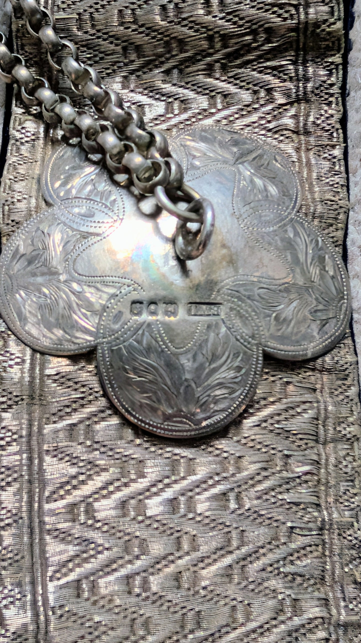 SOLD! Beautiful Edwardian Montgomeryshire Yeomanry CrossBelt & Pouch & Cover - Solid Silver Fittings